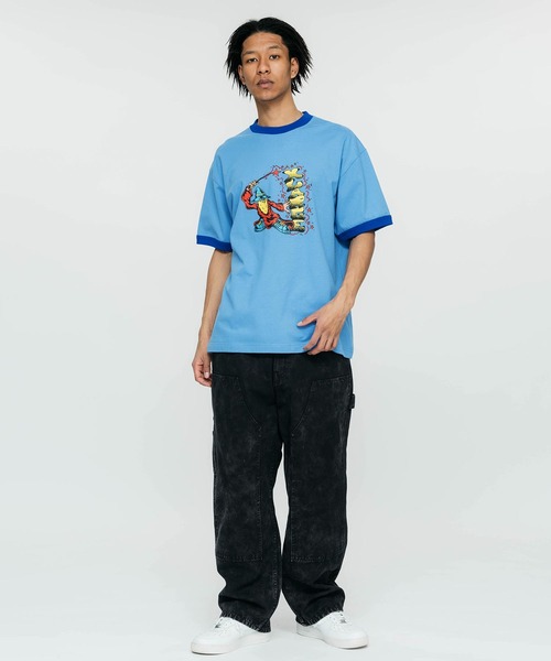 「XLARGE」 半袖Tシャツ X-LARGE アッシュ メンズ