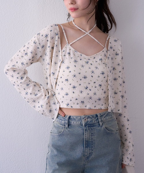 one after another NICE CLAUP アンサンブル キャミソール+