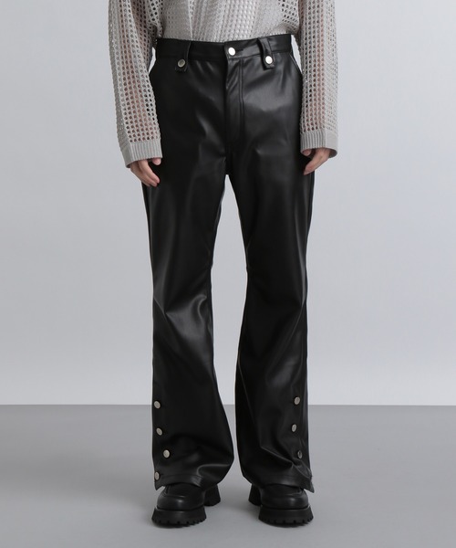 「HARE」 ブーツカットパンツ MEDIUM ブラウン メンズ_画像2