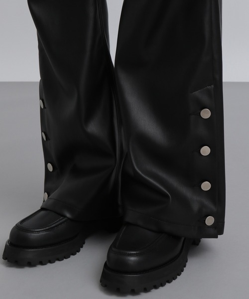 「HARE」 ブーツカットパンツ MEDIUM ブラウン メンズ_画像4