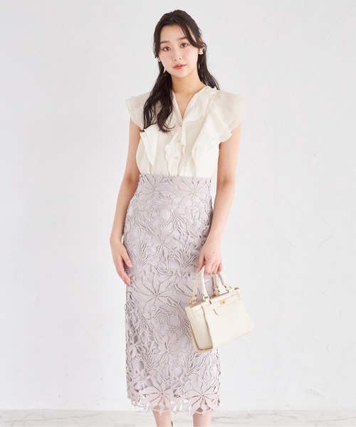 ブラウス シャツ キーネックフリルブラウス レディース ブラウス シャツ キーネックブラウス レディース : ZOZOTOWN