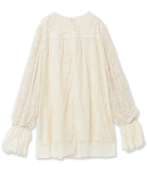 オーディアミューズ Audie a Muses レースペプラム 長袖 42 オーディ