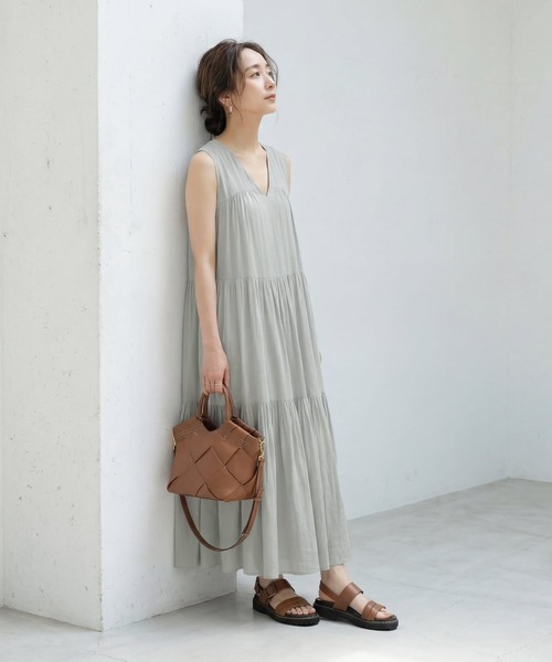 STYLE DELI（スタイルデリ） ワンピース 「LUXE」楊柳ティアードサマー