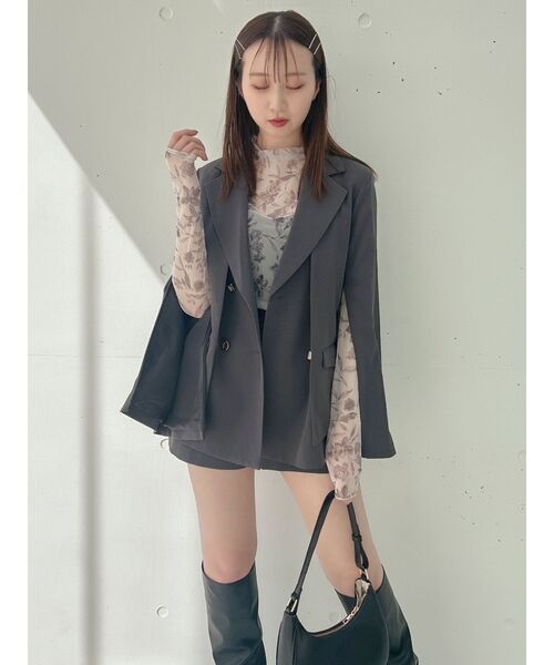 dazzlin（ダズリン） ジャケット テーラードジャケット ダブルボタン