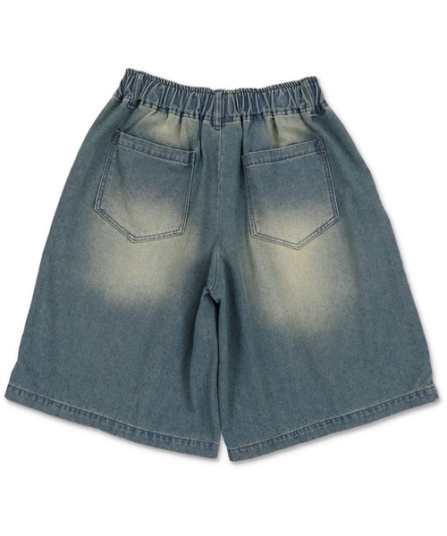 「SPINNS」 デニムハーフパンツ M ブラック系その他 メンズ_画像2