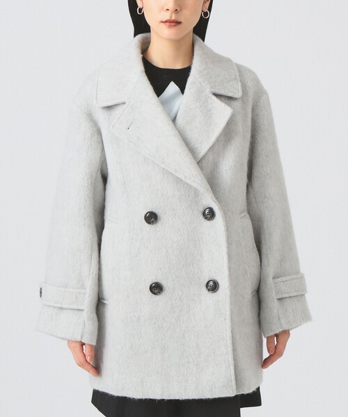 Ray BEAMS（レイ ビームス） コート アウター シャギー ダブル ハーフ