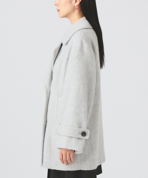 Ray BEAMS（レイ ビームス） コート アウター シャギー ダブル ハーフ