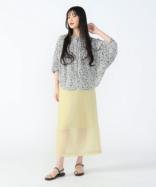 「BEAMS HEART」 ドルマンスリーブブラウス FREE オフホワイト レディース_画像3