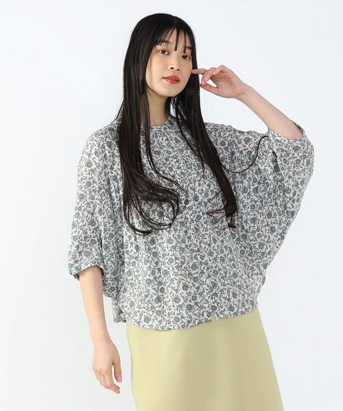 「BEAMS HEART」 ドルマンスリーブブラウス FREE オフホワイト レディース_画像5