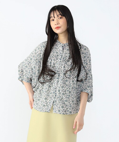 「BEAMS HEART」 ドルマンスリーブブラウス FREE オフホワイト レディース_画像6