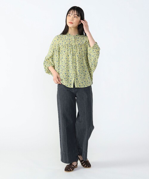 「BEAMS HEART」 ドルマンスリーブブラウス FREE オフホワイト レディース_画像7