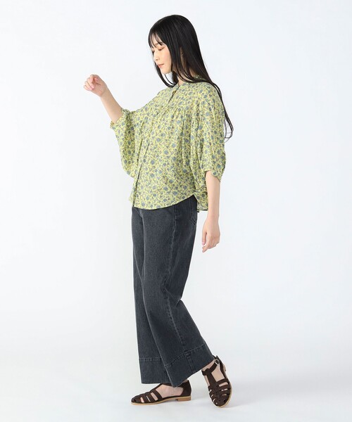 「BEAMS HEART」 ドルマンスリーブブラウス FREE オフホワイト レディース_画像8