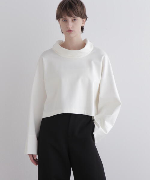 LE PHIL（ル フィル） tシャツ ハイネッククロプドプルオーバー