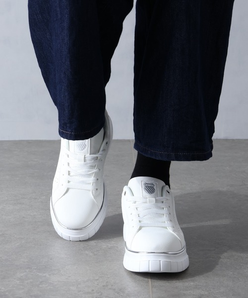 K-SWISS（ケースイス） スニーカー レディース 厚底 メタルライン