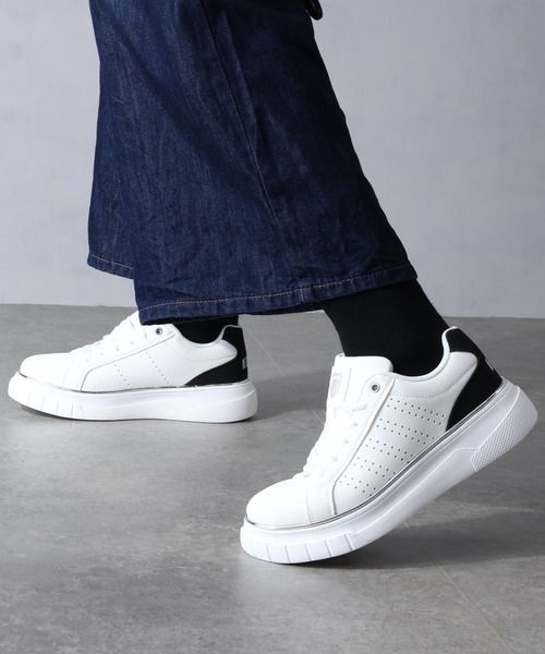 K-SWISS（ケースイス） スニーカー レディース 厚底 メタルライン
