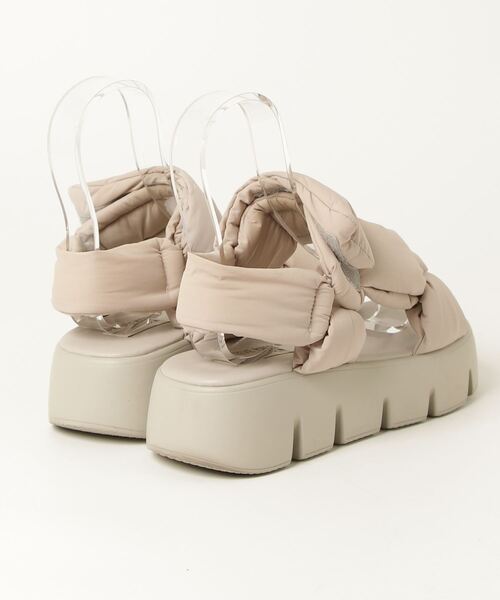 「STEVE MADDEN」 フラットサンダル 23cm ベージュ レディース_画像2