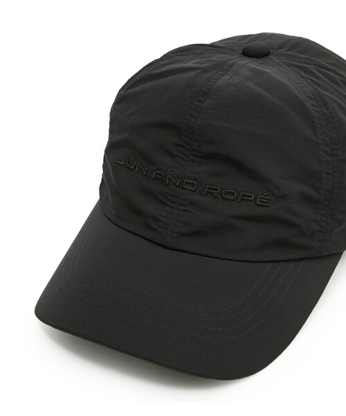 ジュン＆ロぺ（JUN&ROPE’）/【NOIR】リモンタナイロンキャップ JUN&ROPE'（ジュンアンドロペ） キャップ 帽子 「NOIR」リモンタ