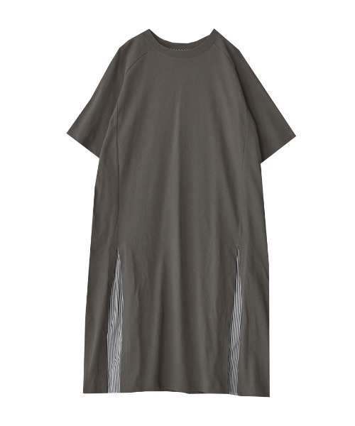 「e-zakkamania stores」 半袖ワンピース フリー ライトベージュ レディース_画像3