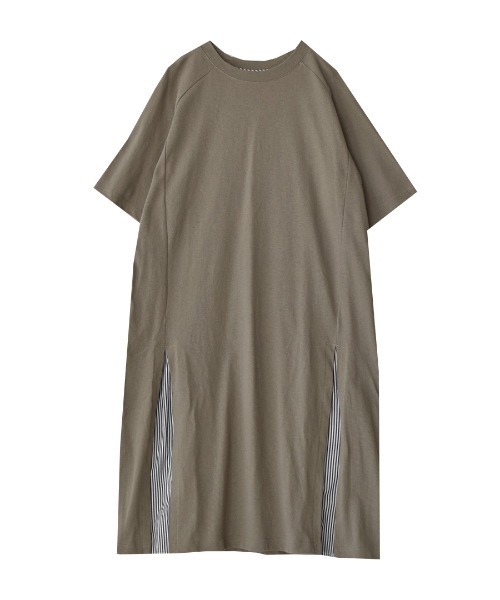 「e-zakkamania stores」 半袖ワンピース フリー ライトベージュ レディース_画像4