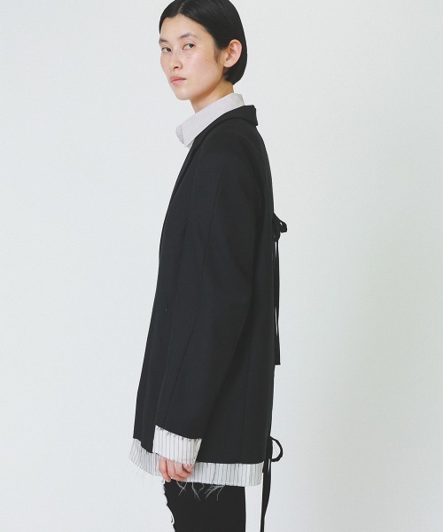 ジャケット テーラードジャケット invisible zip jacket レディース ジャケット テーラードジャケット invisible zip jacket レディース