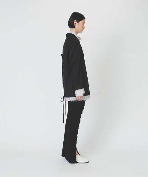 ジャケット テーラードジャケット invisible zip jacket レディース