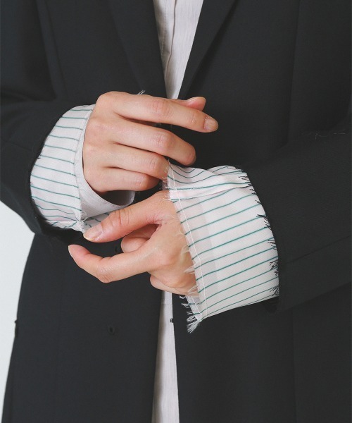 ジャケット テーラードジャケット 「soduk」invisible zip jacket レディースの画像