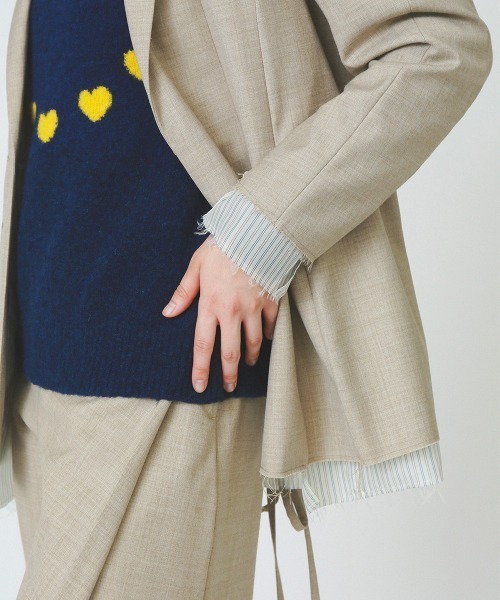 ジャケット テーラードジャケット invisible zip jacket レディース ジャケット テーラードジャケット invisible zip jacket レディース