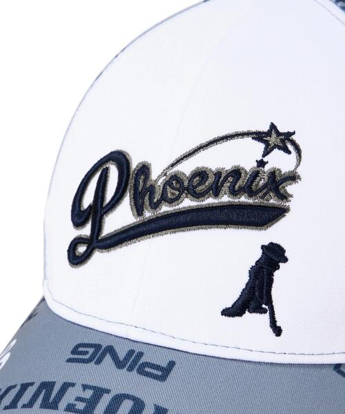 ping キャップ4点、ハット1点　セット販売 PING（ピン） キャップ 帽子 「PING APPAREL」Mr.PING総柄プリント