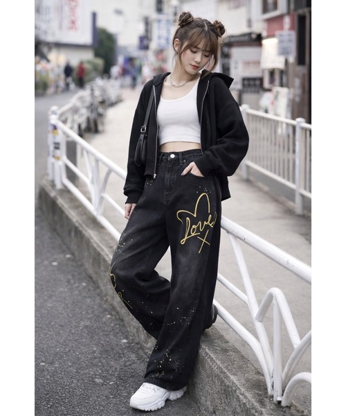 新品☆Renature ヘンプ ジーンズ GRADIENT DENIM TROUSERS – Feng Chen Wang