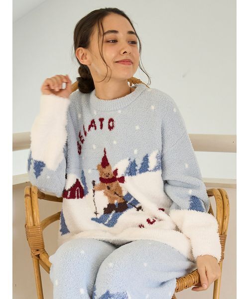 gelato pique（ジェラートピケ） パジャマ ルームウェア 「HOLIDAY