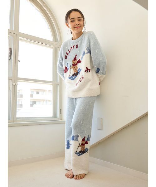 gelato pique（ジェラートピケ） パジャマ ルームウェア 「HOLIDAY