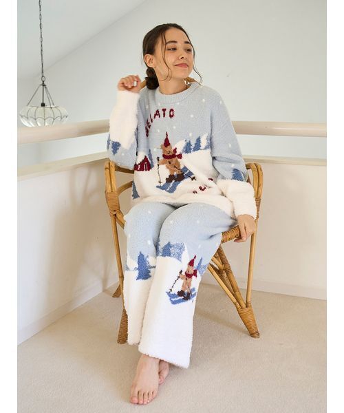 gelato pique（ジェラートピケ） パジャマ ルームウェア 「HOLIDAY