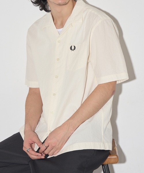 FRED PERRY（フレッドペリー） シャツ 半袖 「FRED PERRY」SEERSUCKER