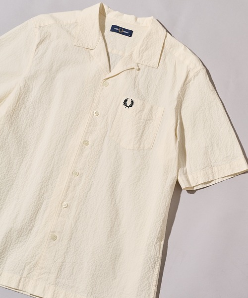 FRED PERRY（フレッドペリー） シャツ 半袖 「FRED PERRY」SEERSUCKER