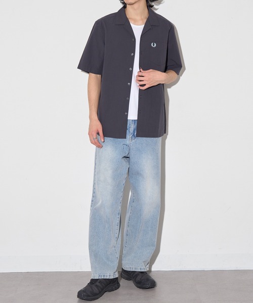 FRED PERRY（フレッドペリー） シャツ 半袖 「FRED PERRY」SEERSUCKER