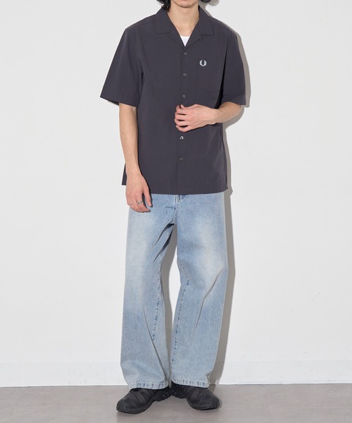 FRED PERRY（フレッドペリー） シャツ 半袖 「FRED PERRY」SEERSUCKER