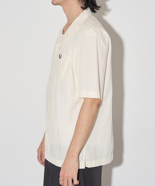 FRED PERRY（フレッドペリー） シャツ 半袖 「FRED PERRY」SEERSUCKER