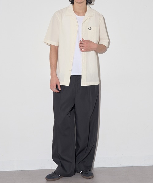 FRED PERRY（フレッドペリー） シャツ 半袖 「FRED PERRY」SEERSUCKER