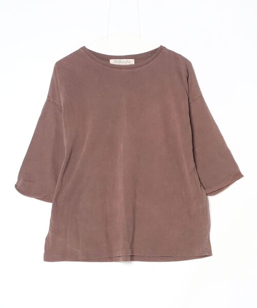 REMI RELIEF（レミ レリーフ） 7分袖カットソー FREE ブラウン