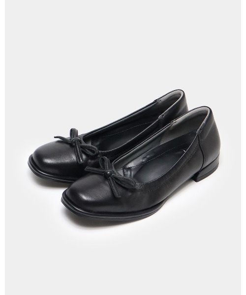 fitfit（フィットフィット） バレエシューズ パンプス レザーリボン