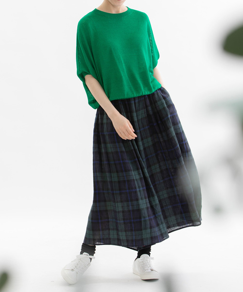 「nop de nod」 半袖ニット M ブラック レディース_画像2