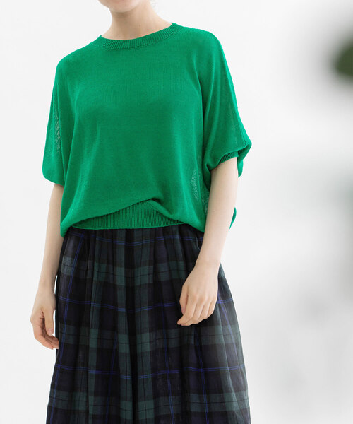 「nop de nod」 半袖ニット M ブラック レディース_画像5