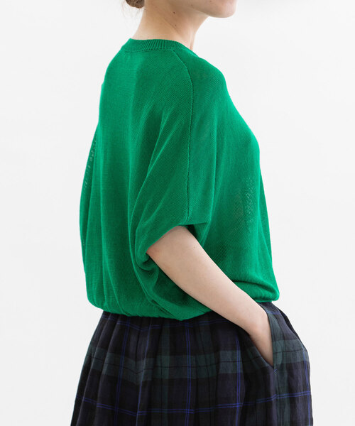 「nop de nod」 半袖ニット M ブラック レディース_画像6