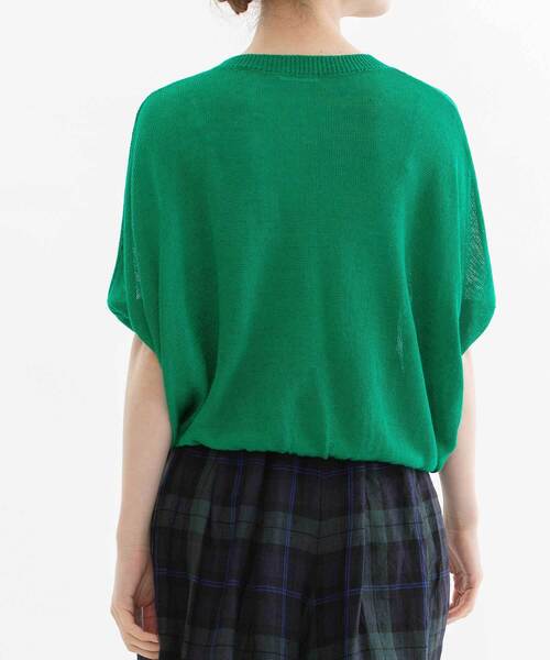 「nop de nod」 半袖ニット M ブラック レディース_画像7