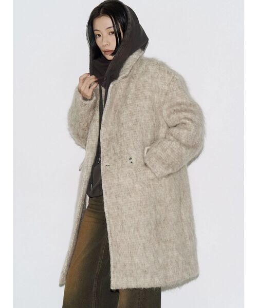 美品‼️早い者勝ち‼️VEQUM ベクム SHAGGY JACKET COAT VEQUM】SHAGGY JACKET COAT｜エモダの通販｜&mall（アンドモール）三井