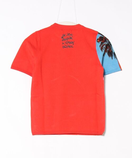 「Desigual」 半袖Tシャツ X-LARGE レッド レディース_画像2