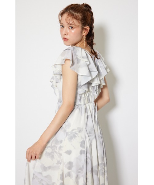 「rienda」 半袖ワンピース SMALL ブラウン系その他 レディース_画像6