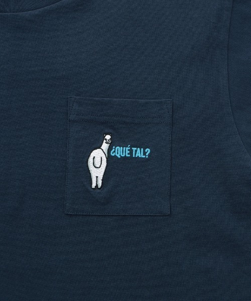 「チチカカ」 半袖Tシャツ MEDIUM カーキ メンズ_画像5