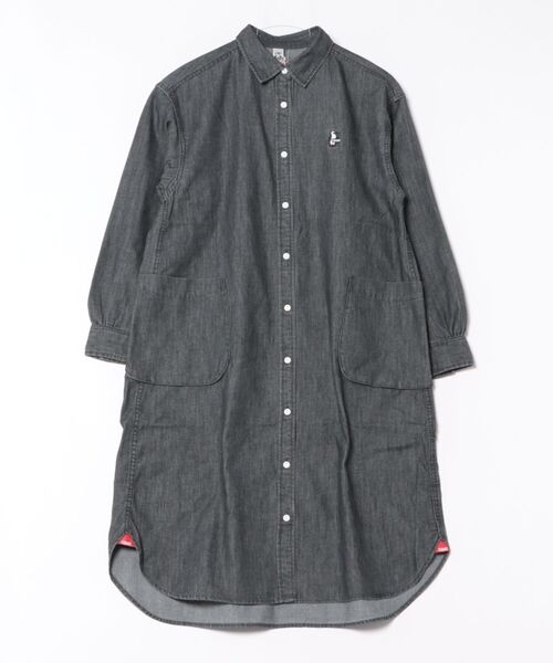 CHUMS（チャムス） シャツワンピース デニムシャツワンピース