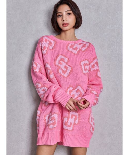 GYDA（ジェイダ） ニット セーター GG FRAME ニットトップス